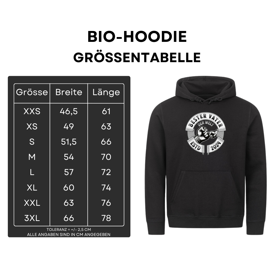Bester Vater der Welt VI - Bio Hoodie