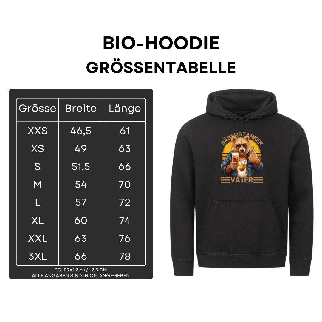 Bärenstarker Vater II - Bio Hoodie