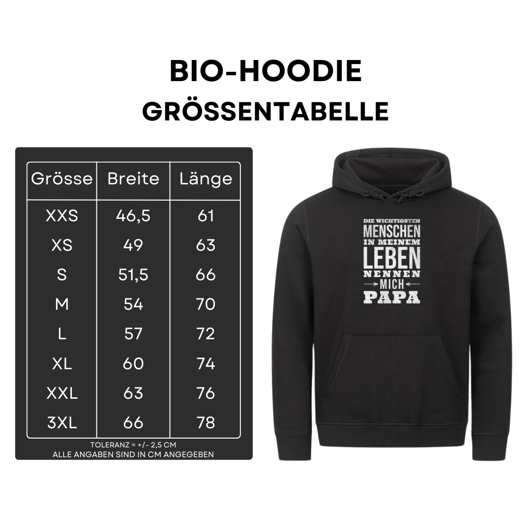 Die wichtigsten Menschen in meinem Leben IV - Bio Hoodie