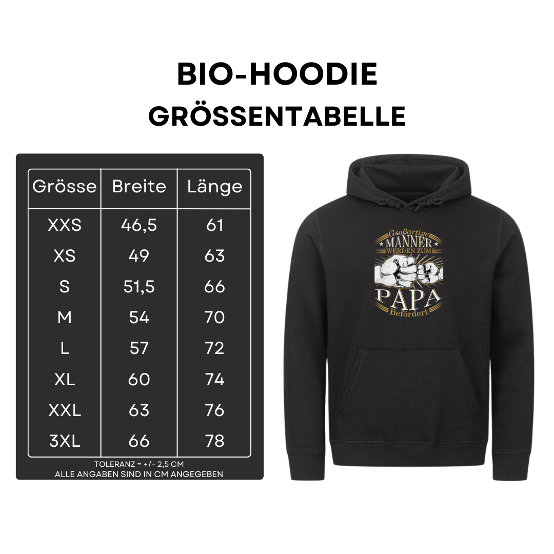 Großartige Männer - Bio Hoodie