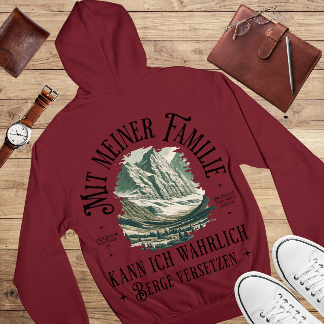 Mit meiner Familie - Bio Hoodie