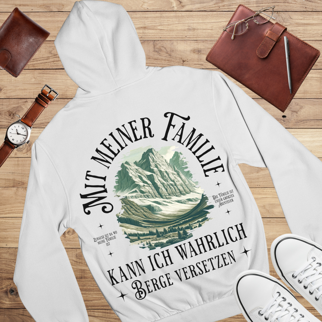 Mit meiner Familie - Bio Hoodie