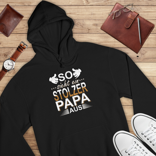 So sieht ein stolzer Papa aus II - Bio Hoodie
