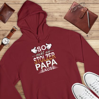 So sieht ein stolzer Papa aus II - Bio Hoodie
