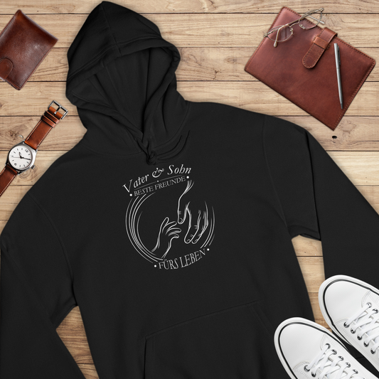 Vater & Sohn beste Freunde fürs Leben II - Bio Hoodie
