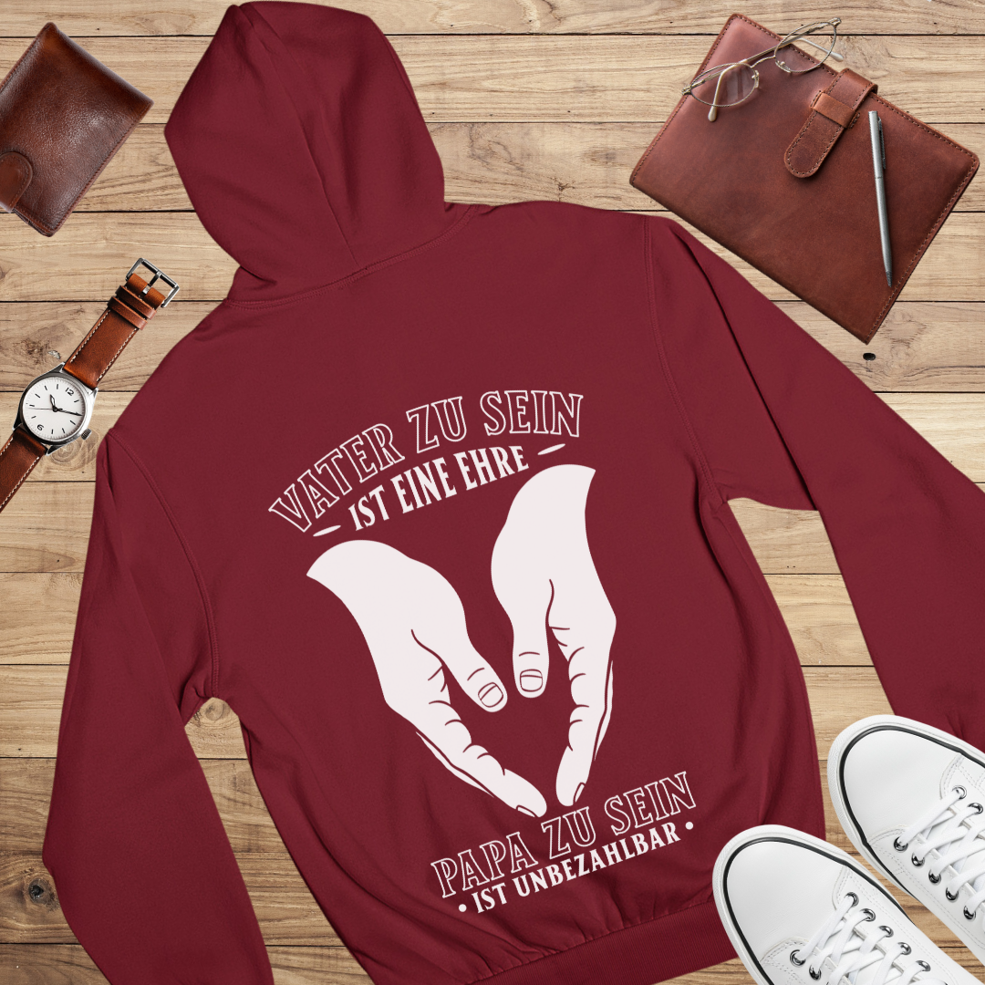 Vater zu sein ist eine Ehre III - Bio Hoodie