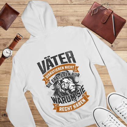 Väter diskutieren nicht - Bio Hoodie