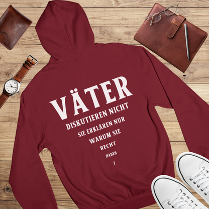 Väter diskutieren nicht II - Bio Hoodie