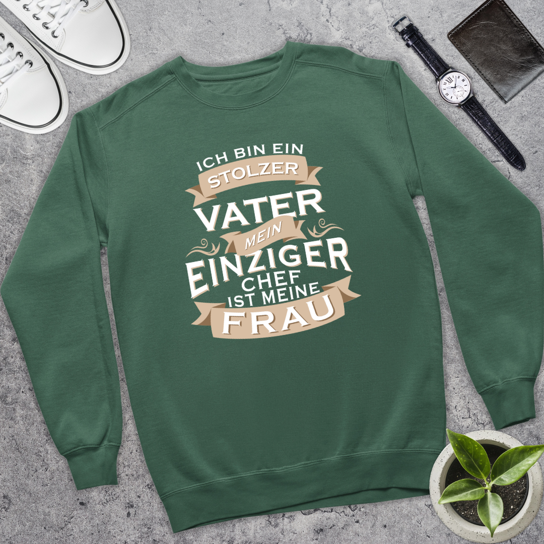 Ich bin ein stolzer Vater - Bio Pullover