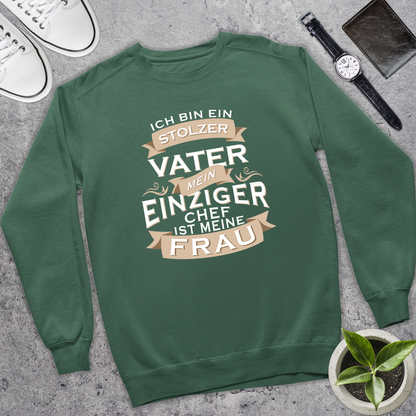 Ich bin ein stolzer Vater - Bio Pullover