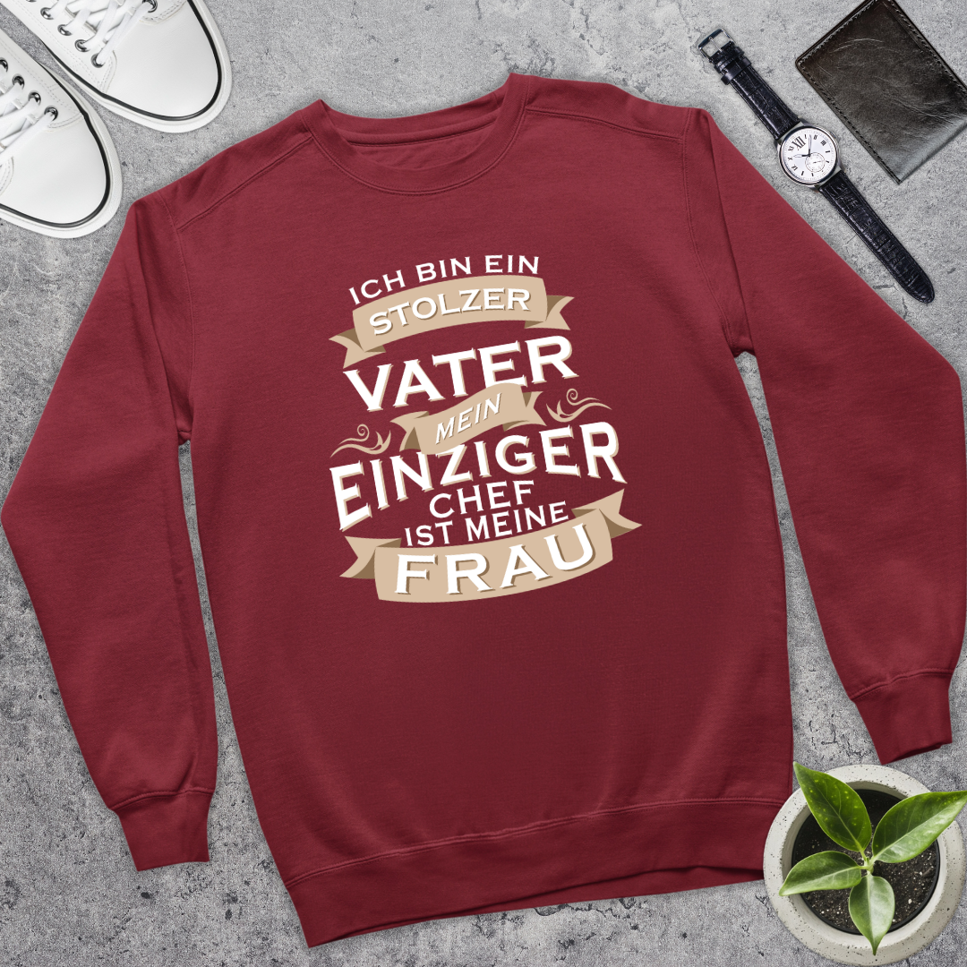 Ich bin ein stolzer Vater - Bio Pullover