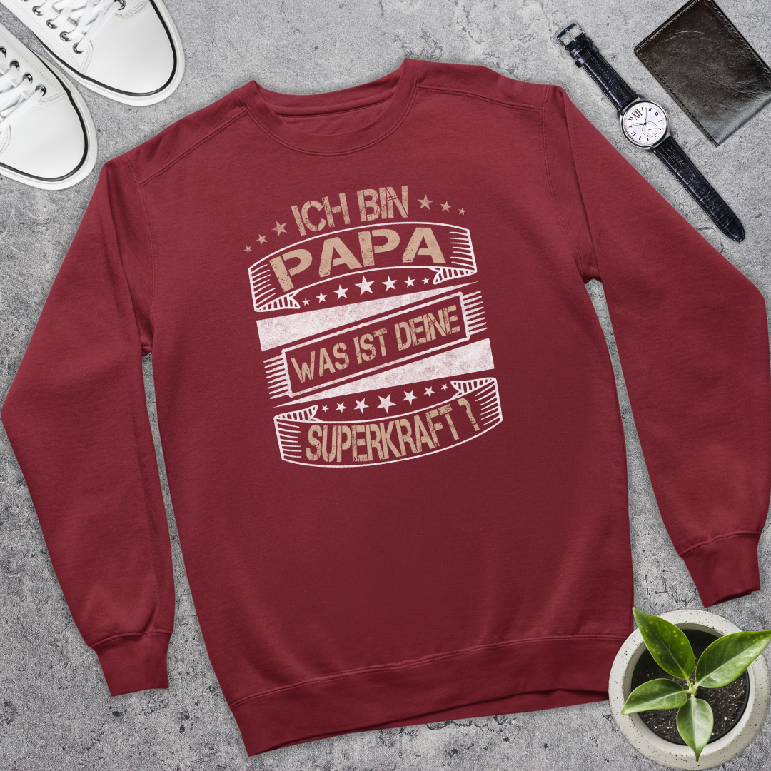 Ich bin Papa - Bio Pullover