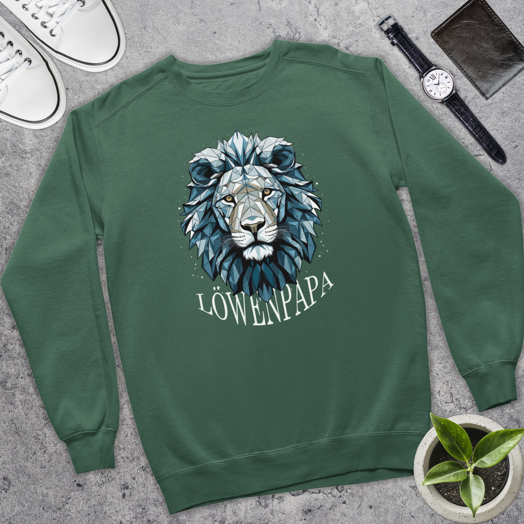 Löwenpapa II - Bio Pullover