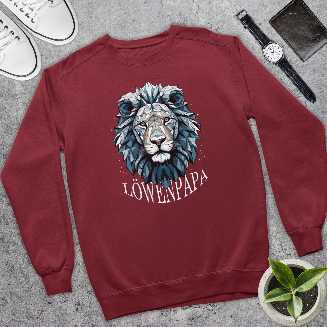 Löwenpapa II - Bio Pullover