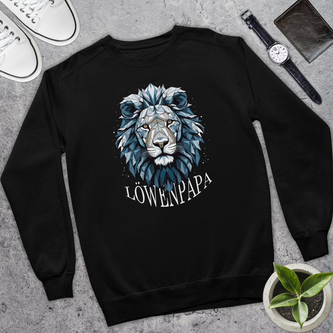 Löwenpapa II - Bio Pullover