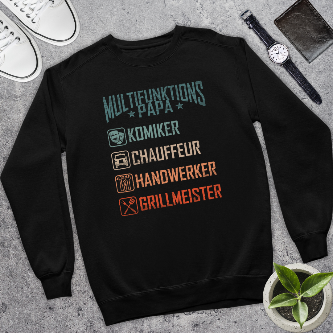 Multifunktionspapa Retro - Bio Pullover