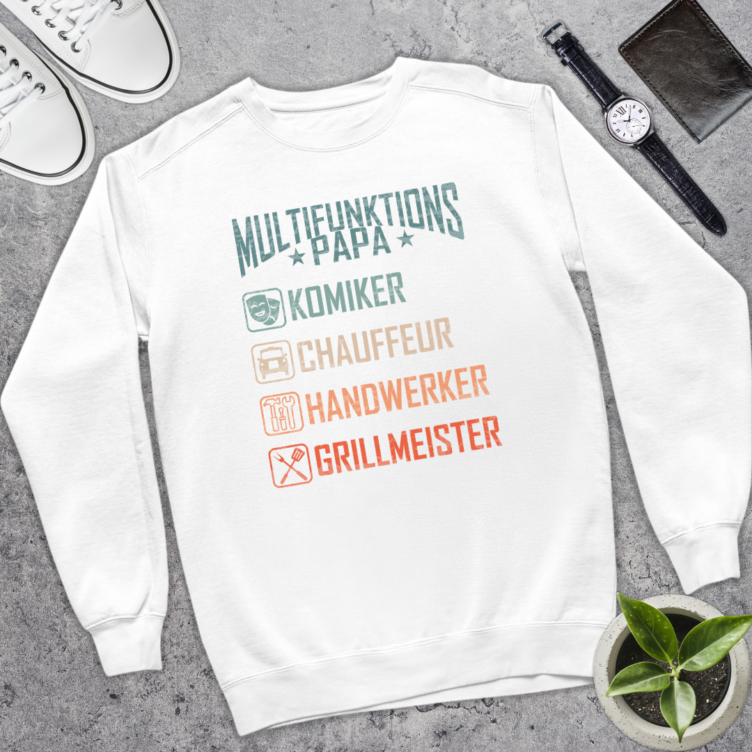 Multifunktionspapa Retro - Bio Pullover