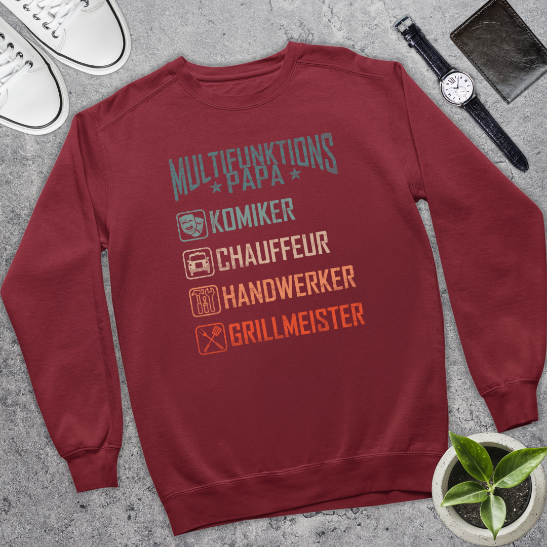Multifunktionspapa Retro - Bio Pullover
