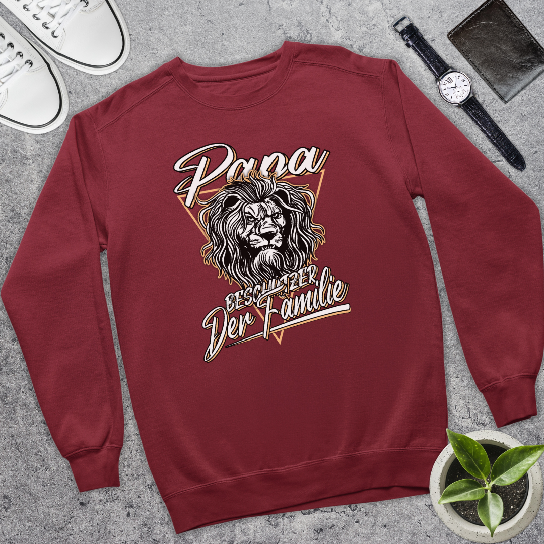 Papa Beschützer der Familie - Bio Pullover