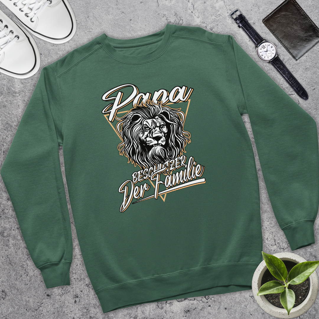 Papa Beschützer der Familie - Bio Pullover