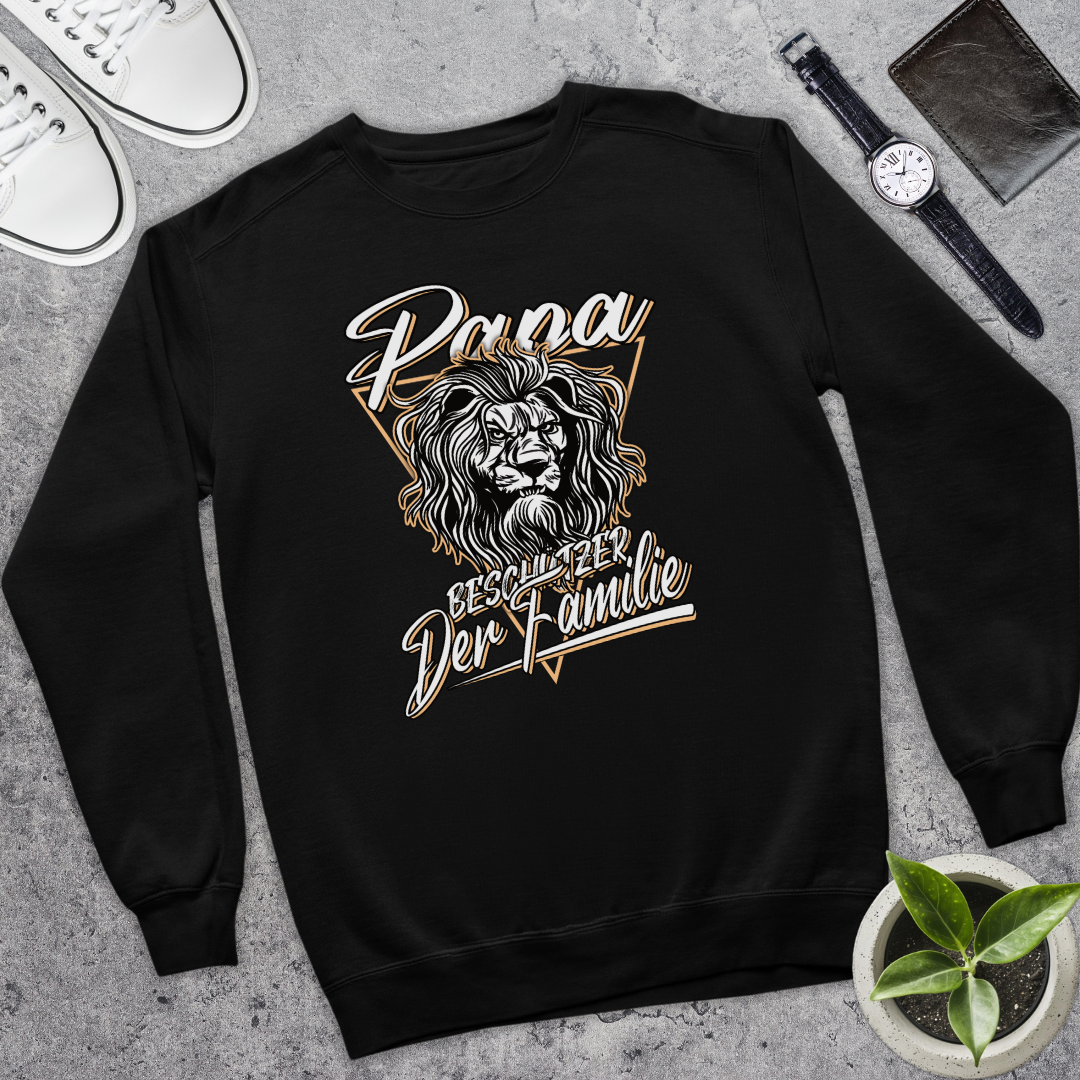 Papa Beschützer der Familie - Bio Pullover