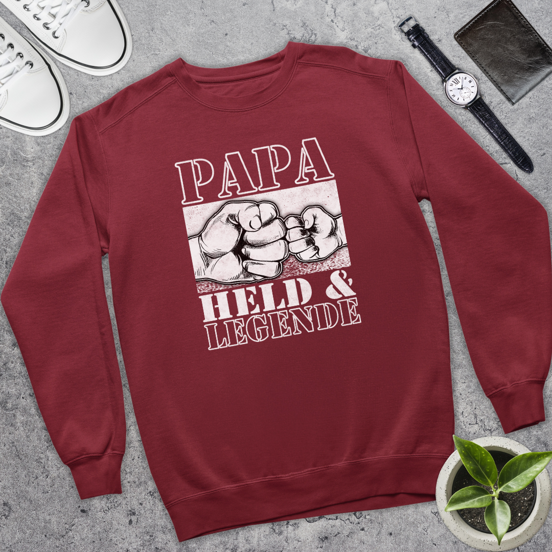 Papa Held & Legende - Bio Pullover