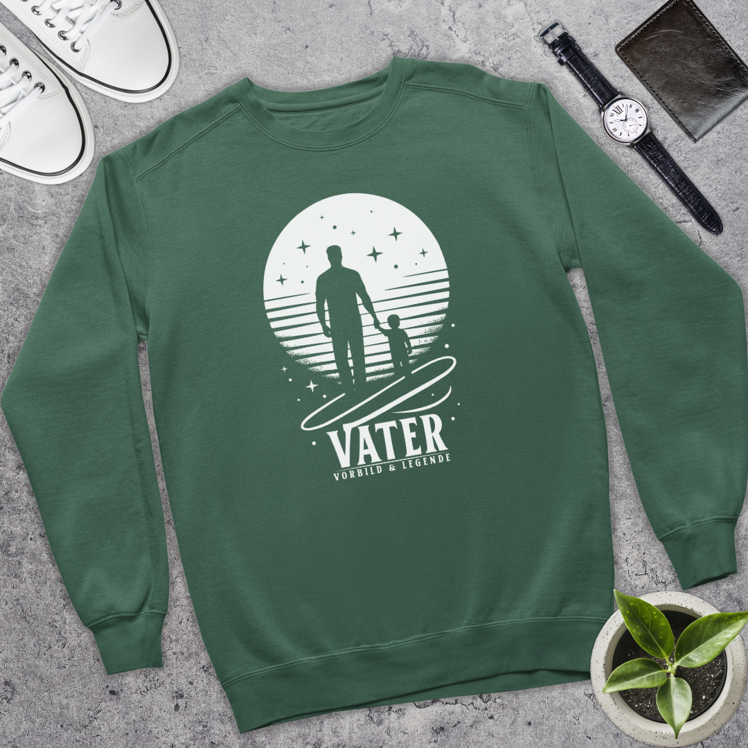 Vater Vorbild & Legende - Bio Pullover