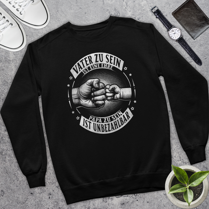 Vater zu sein ist eine Ehre - Bio Pullover