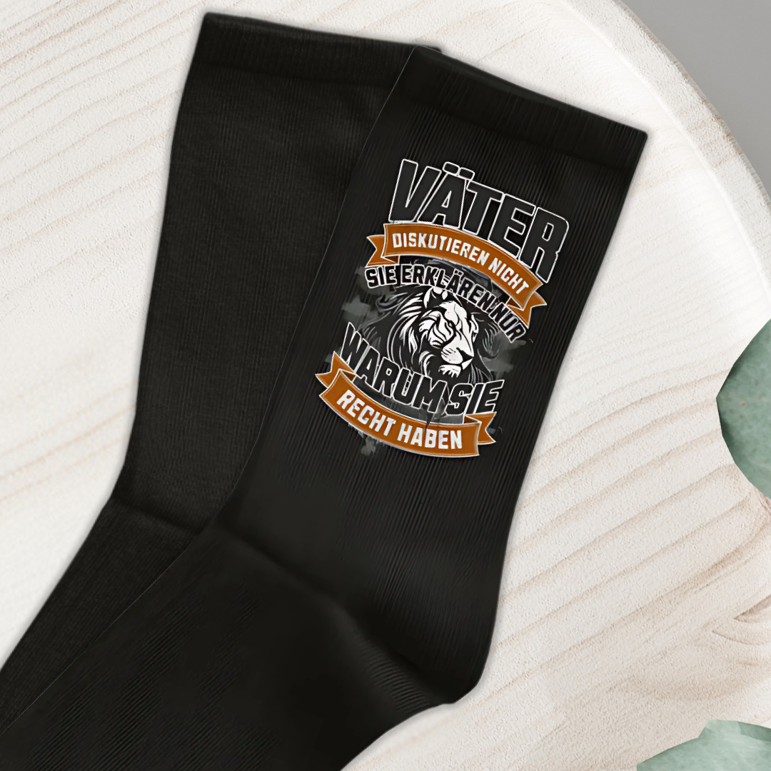 Väter diskutieren nicht - Socken