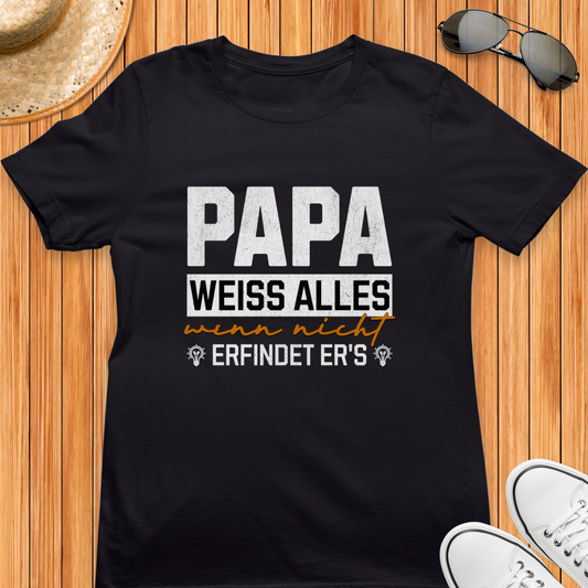 Papa weiss alles - Bio T-Shirt