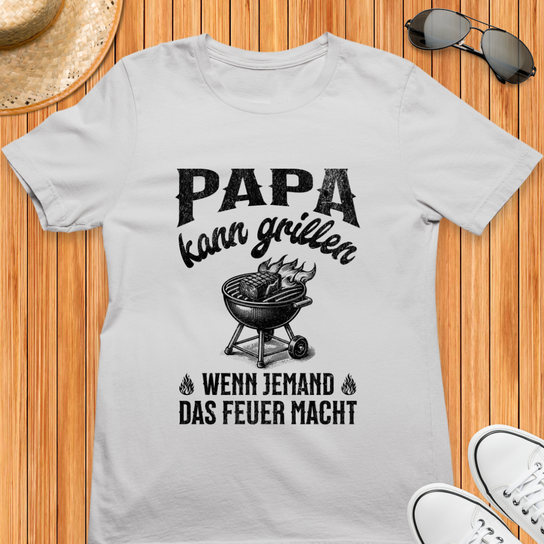Papa kann grillen - Bio T-Shirt