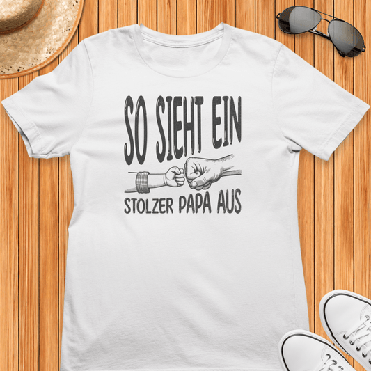 So sieht ein stolzer Papa aus II - Bio T-Shirt