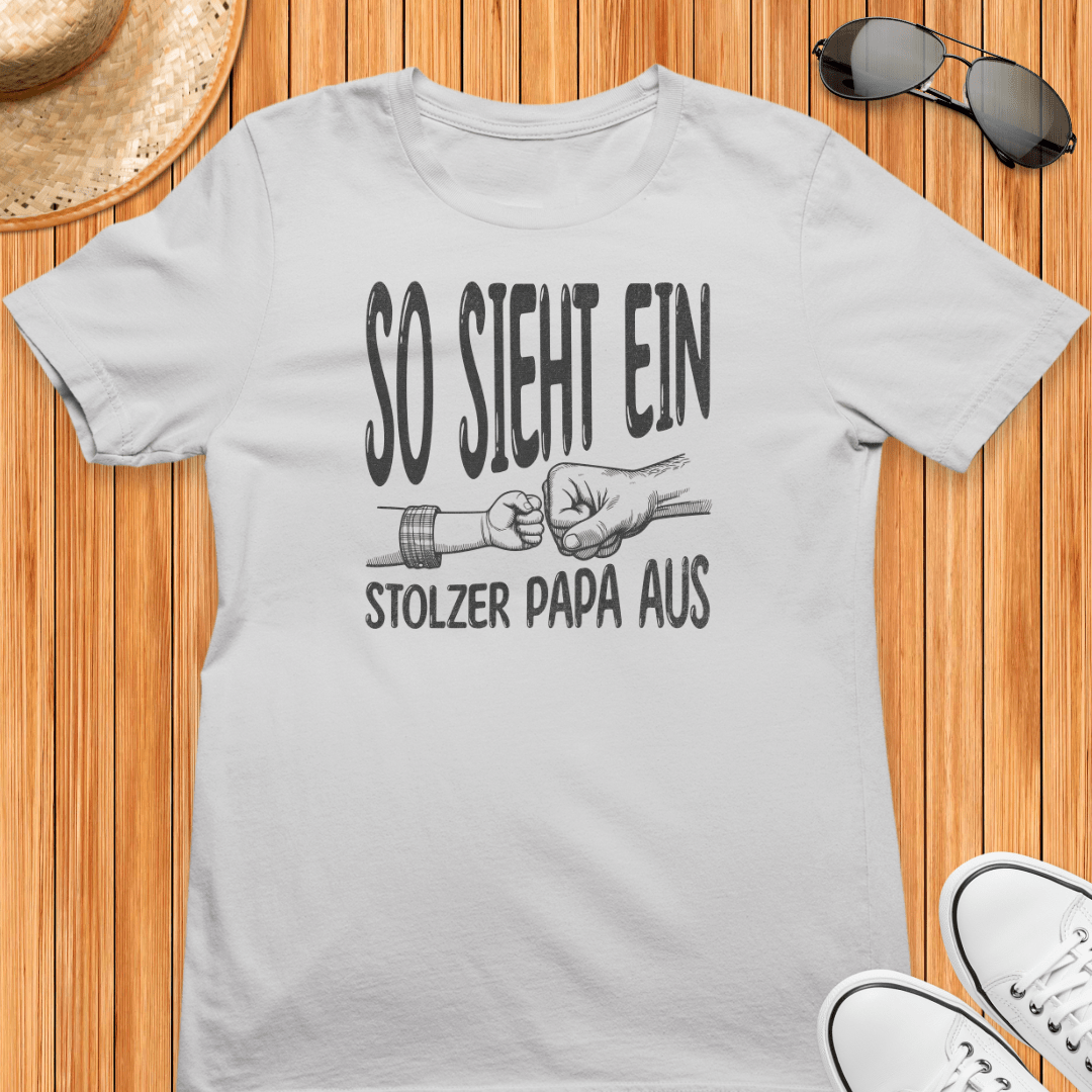 So sieht ein stolzer Papa aus II - Bio T-Shirt