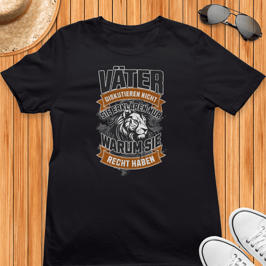 Väter diskutieren nicht II - Bio T-Shirt