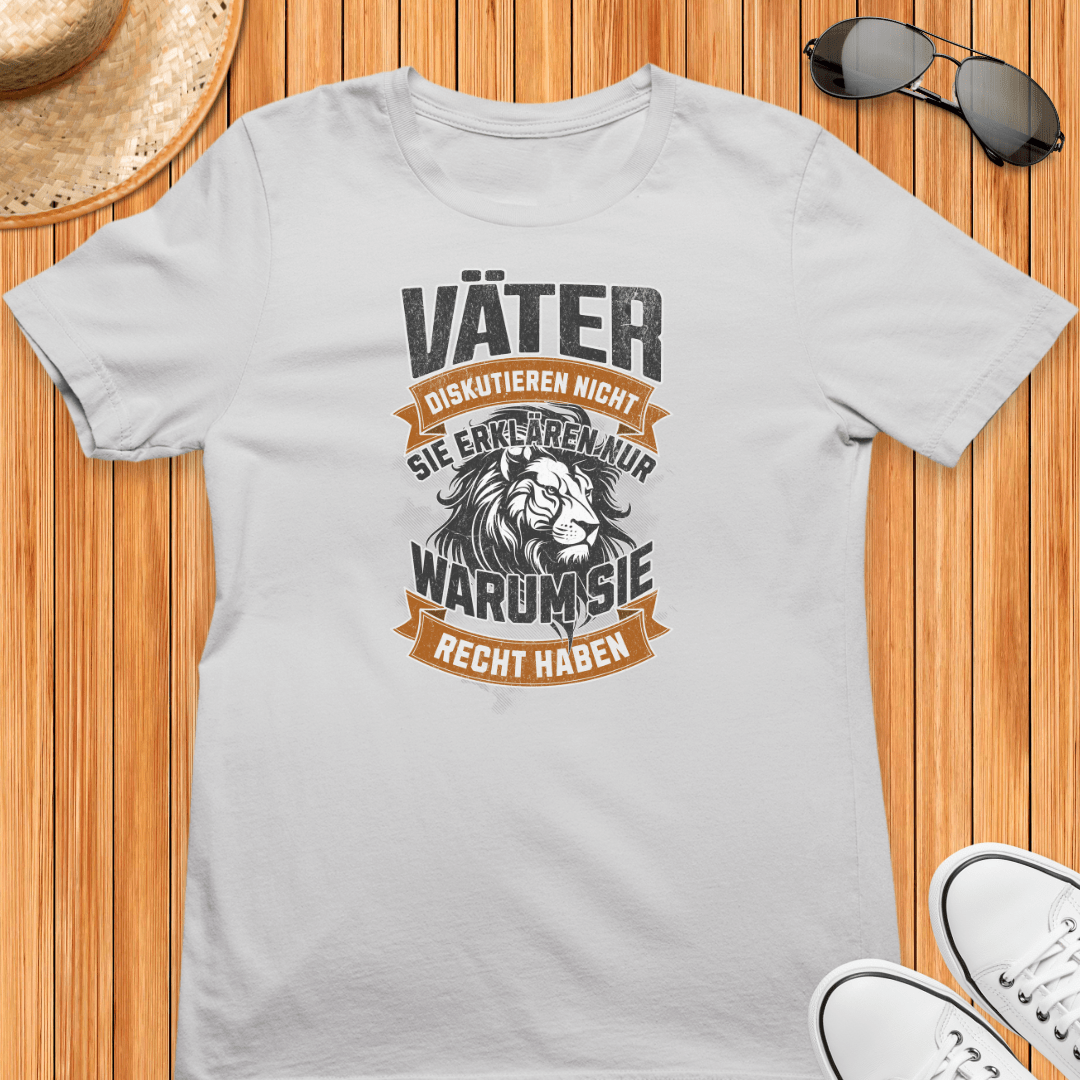 Väter diskutieren nicht II - Bio T-Shirt