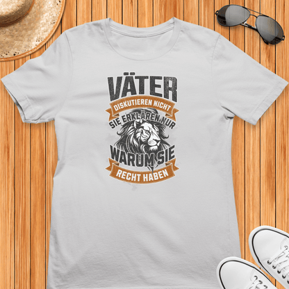 Väter diskutieren nicht II - Bio T-Shirt