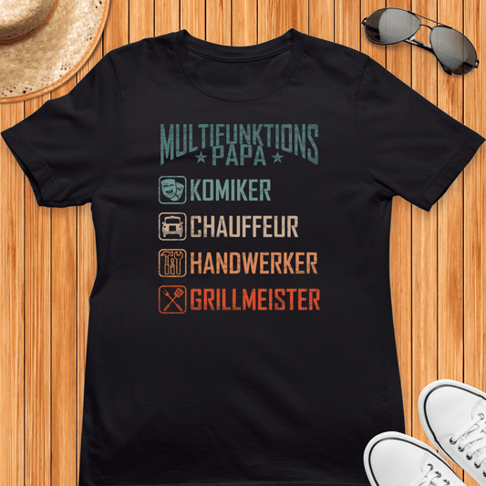 Multifunktionspapa Retro - Bio T-Shirt
