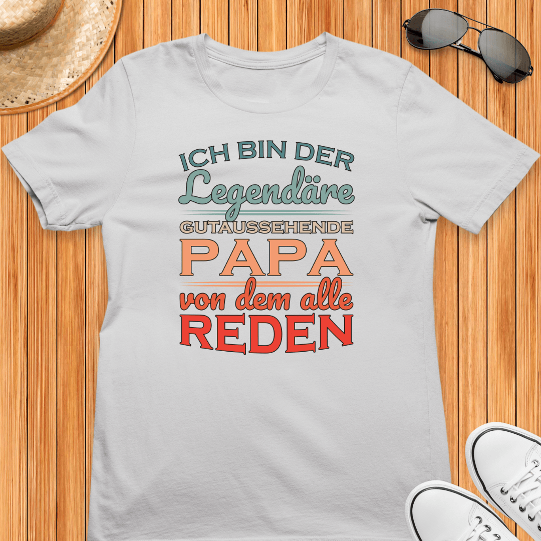 Ich bin der legendäre gutaussehende Papa - Bio T-Shirt