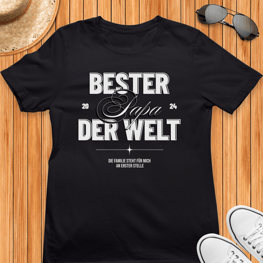 Bester Papa der Welt III - Bio T-Shirt