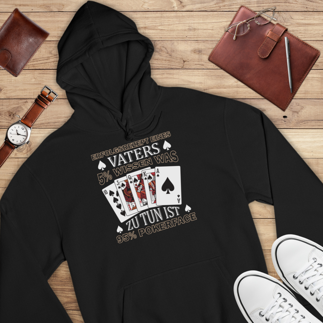 Erfolgsrezept eines Vater - Bio Hoodie
