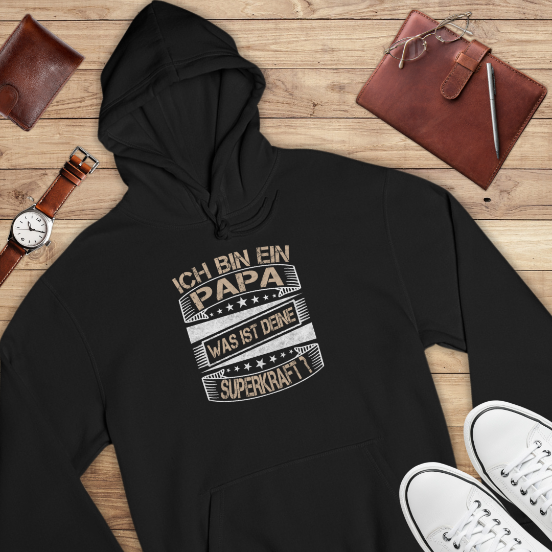 Ich bin ein Papa - Bio Hoodie