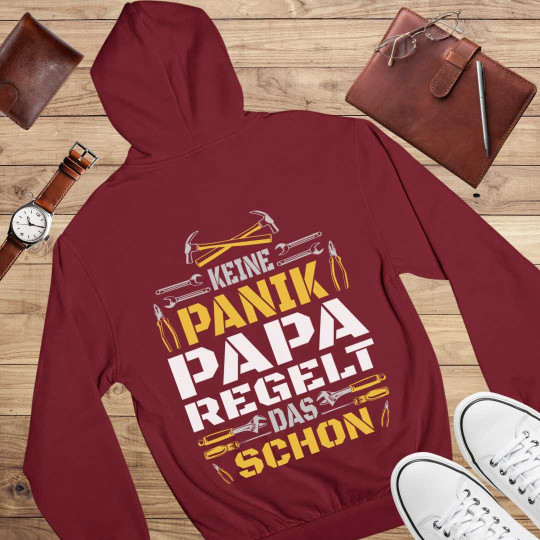 Keine Panik Papa regelt das schon - Bio Hoodie