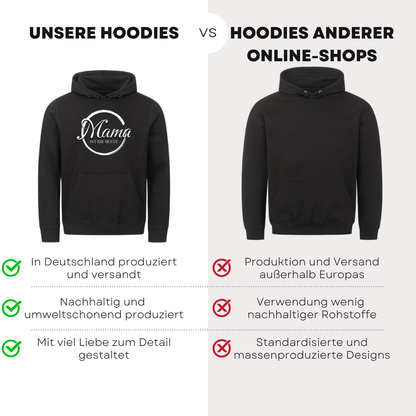 Mama ist die Beste - Bio Hoodie