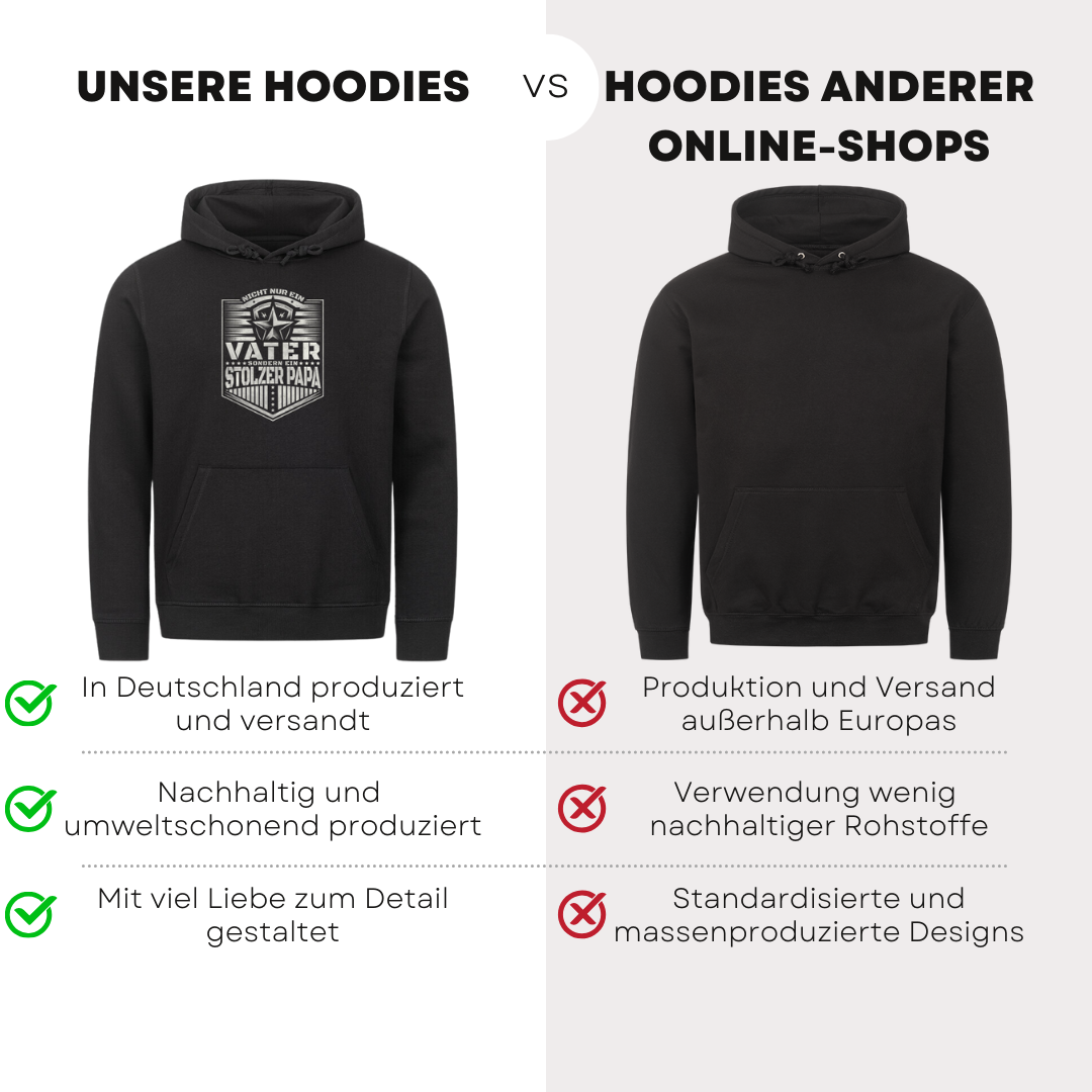 Nicht nur ein Vater - Bio Hoodie