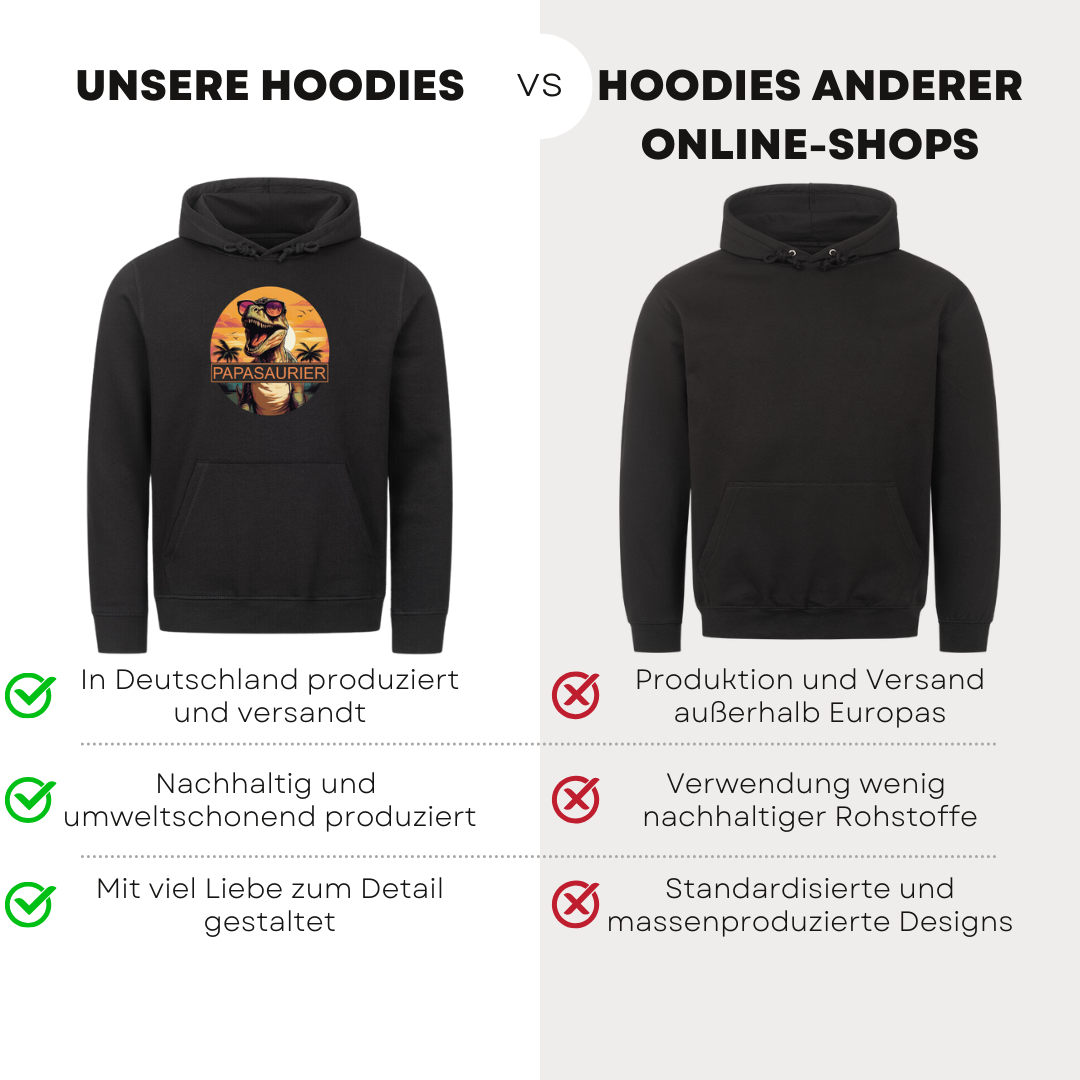 Papasaurier - Bio Hoodie