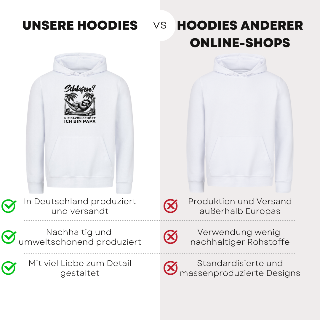 Schlafen? - Bio Hoodie