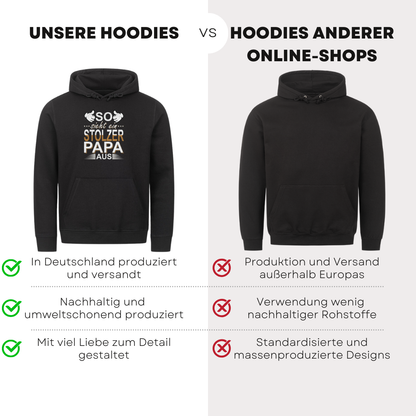 So sieht ein stolzer Papa aus II - Bio Hoodie