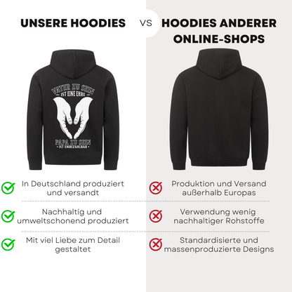Vater zu sein ist eine Ehre III - Bio Hoodie