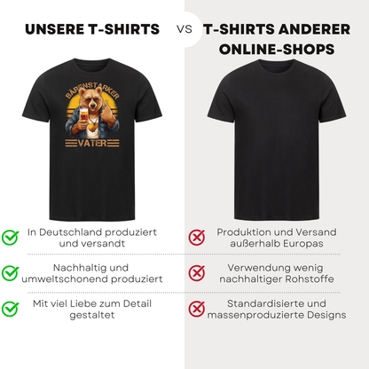 Bärenstarker Vater II - Bio T-Shirt