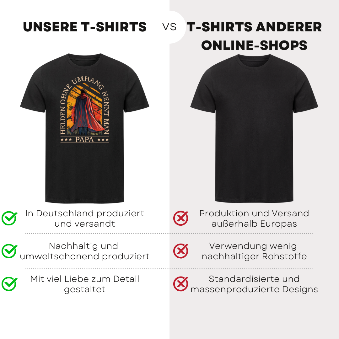 Helden ohne Umhang II - Bio T-Shirt